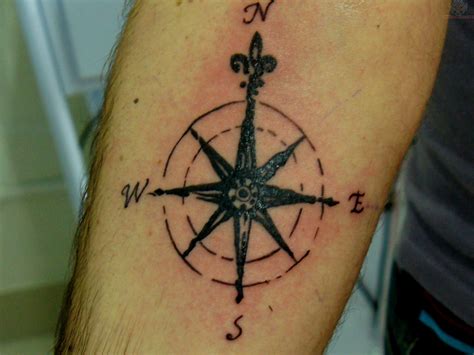 Old Compass Tattoo