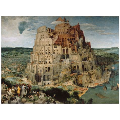 PIETER BRUEGHEL THE Elder The Tower Of Babel 11003000012 10 14