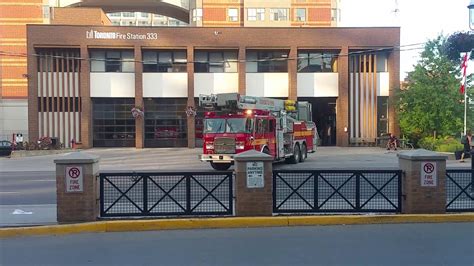 Toronto Fire Services Tower 333 Responding YouTube