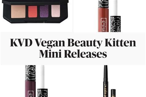 New Kvd Vegan Beauty Kitten Mini Releases Featuring NeÜpop Shade Light Eyeshadow Palette