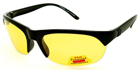 FOCUS ANTI-GLARE Night Driving Glasses Polarized Yellow Lens Reduces G ...