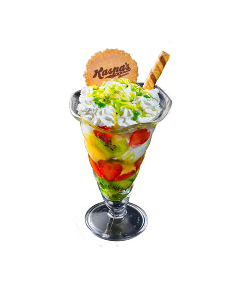 Fruit Salad With Ice Cream Free Png Image