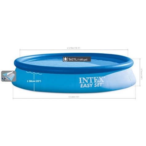 Piscine Gonflable Easy Set 3 66 X 0 76 M INTEX