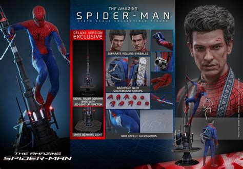 Jual Dp Hot Toys Mms The Amazing Spider Man Th Scale The Amazing Spider Man Collectible