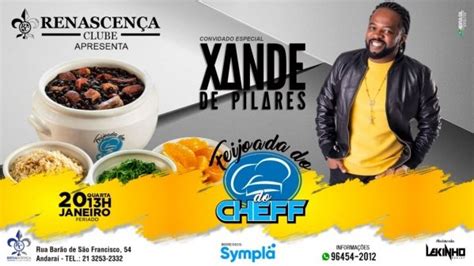 FEIJOADA do CHEFF Edição XANDE de PILARES RENASCENÇA CLUBE em Rio de