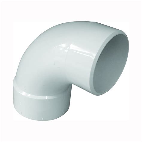 Genova 400 42940 Street Pipe Elbow 4 In Hub X Spigot 90 Deg Angle Pvc
