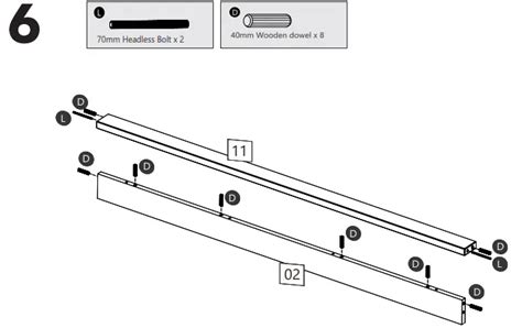 Habitat Akio Double Platform Bed Frame Instruction Manual