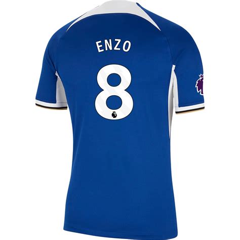 Enzo Fernández Chelsea 23/24 Home Jersey by Nike