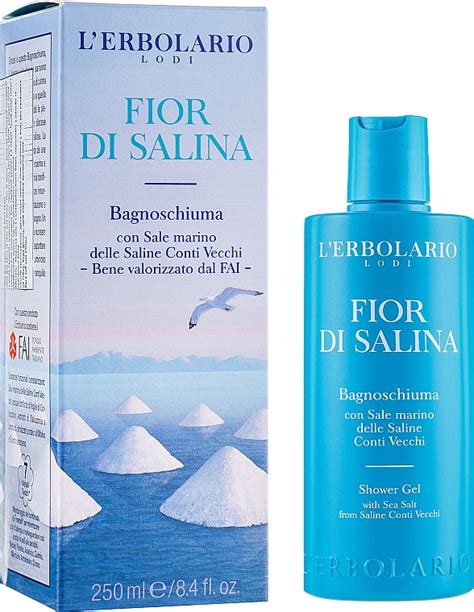 L Erbolario Fior Di Salina Bagnoschiuma Gel Bath Foam Salty Breeze