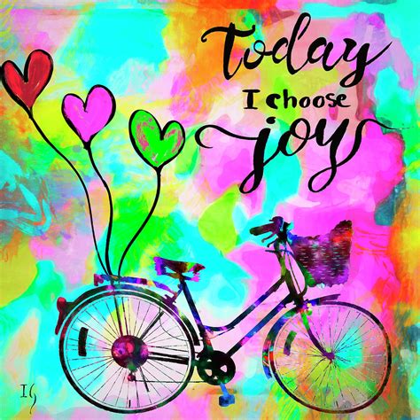 Today I Choose Joy Painting By Ivan Guaderrama