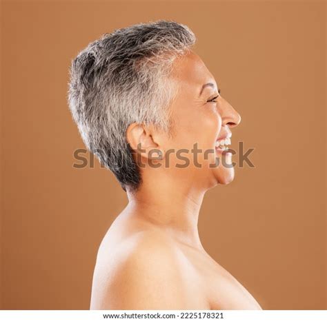 Mature Woman Face Skincare Glow On Stock Photo Shutterstock