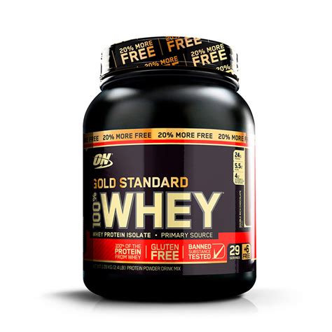 Proteína Gold Standard Whey Sabor Doble Chocolate 2 4Lb