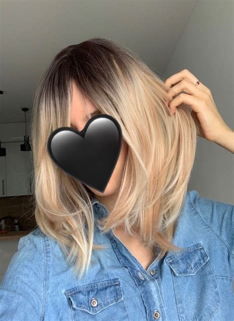 Peruka Blond Ombre Bob Do Ramion Profesjonalna Jak Naturalna Warszawa