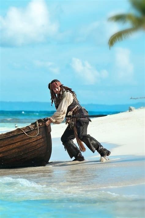 Captain Jack Sparrow Running Away