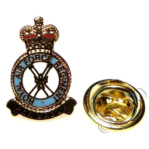 Raf Royal Air Force Regiment Lapel Pin Badge Metal Enamel