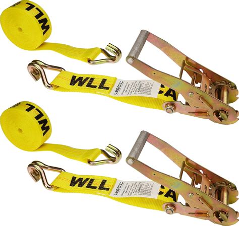 Us Cargo Control Ratchet Straps 2 Inch X 27 Foot Ratchet