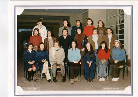 Photo De Classe Tf6 De 1972 Lycée Jean Perrin Copains Davant