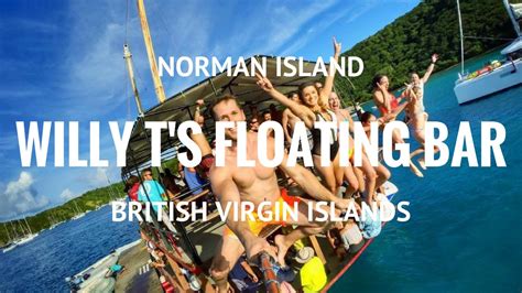 Willy T S Floating Bar British Virgin Islands HD DRONE YouTube