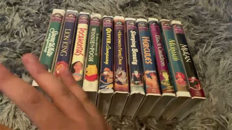 My Walt Disney Masterpiece Collection Vhs Collection 2021 Edition Youtube