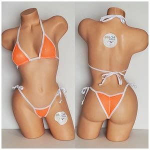 Sheer Bikini Unsenctured Etsy