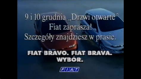 Reklama Nowy Fiat Bravo I Brava 1995 Polska Wersja 1 YouTube