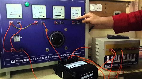 Learn Online By Practical Open And Short Circuit Test On Single Phase