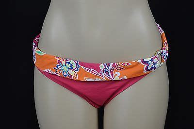 Lauren Ralph Lauren Womens Pink Orange Paisley Print Bikini Bottoms Swim Suit Ebay