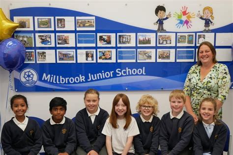 Millbrook Junior School in Kettering celebrates Ofsted success