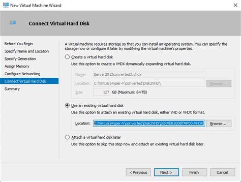 How To Use Disk Vhd To Convert A Physical To Virtual Machine