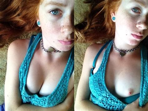 Redhead Nipslip Porn Pic
