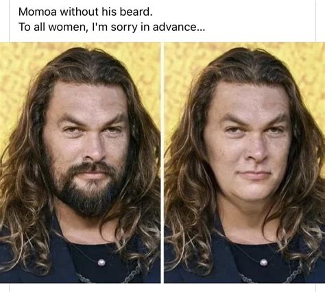 Momoa Without His Beard😂😫 Rstargate