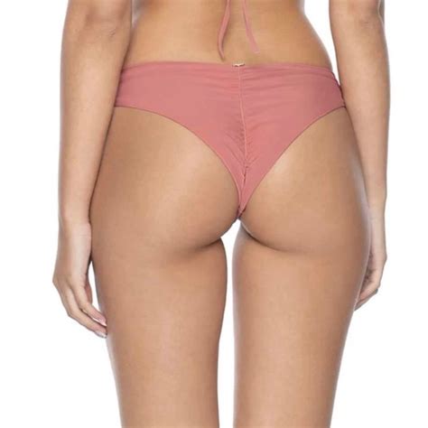 Pilyq Swim Nwt Pilyq Lotus Ruched Full Bikini Bottoms Poshmark