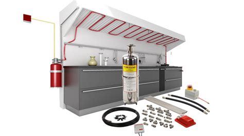 Commercial Residential Kitchen Hood Fire Suppression System China