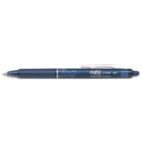 Stylo Roller FRIXION Clicker rétractable pointe moyenne Bleu PILOT