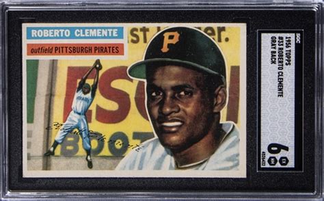 Lot Detail 1956 Topps 33 Roberto Clemente Gray Back White Back