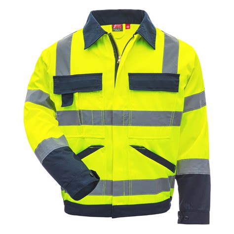 Nitras Safety 7573 Motion Tex Viz Neon Yellow Navy Blue 24