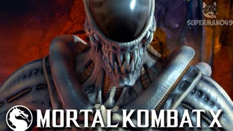 90 DAMAGE IN 12 SECONDS WITH ALIEN Mortal Kombat X Alien