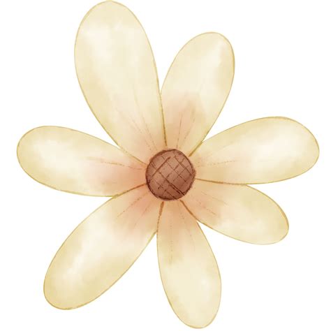 Watercolor Boho Flower 14177739 PNG