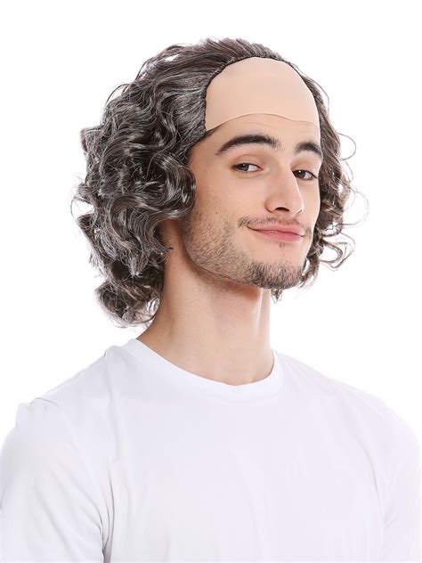 Buy Wig Me Up 68 A Za4za63 Wig Men Halloween Bald Head Semi Bald