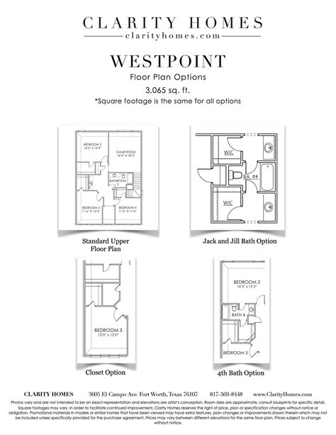 Westpoint | 4 Bed | 3 Bath | Game Room | 2 Car - Clarity Homes