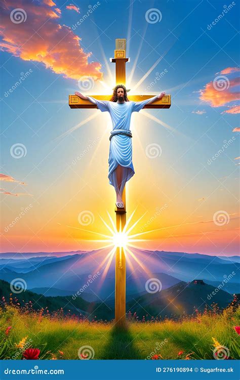 Christian Catholic Symbols Jesus Christ God Illustration Stock