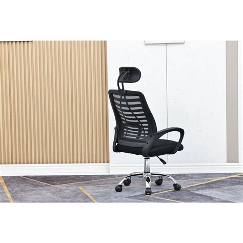 Ripley Silla Ergon Mica Para Oficina Ejecutiva Con Ruedas Dc Negro