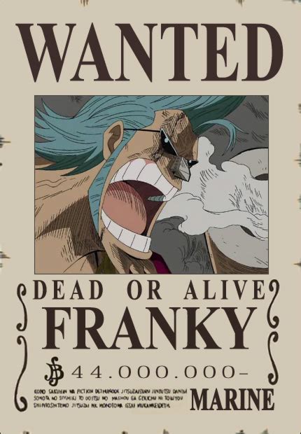 One Piece Wanted Carteles De Busqueda Animeendirecto