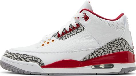 Air Jordan 3 Retro Cardinal Red Masculino Pronta Entrega