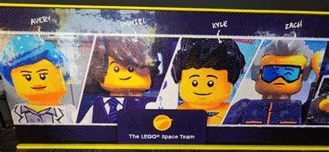 The Lego Space Team Mural At Kennedy Space Center Visitor Complex Rlego