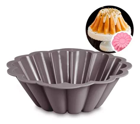 Forma De Pudim Bolo Assadeira De Silicone Redonda Airfryer Mercadolivre