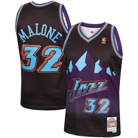 Karl Malone Utah Jazz Mitchell Ness Hardwood Classics Reload