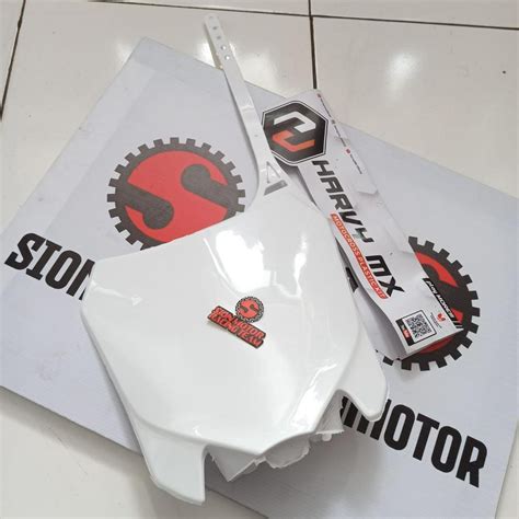 Jual Cover Plat Nomor Start Papan Number Trail Model Honda Crf L