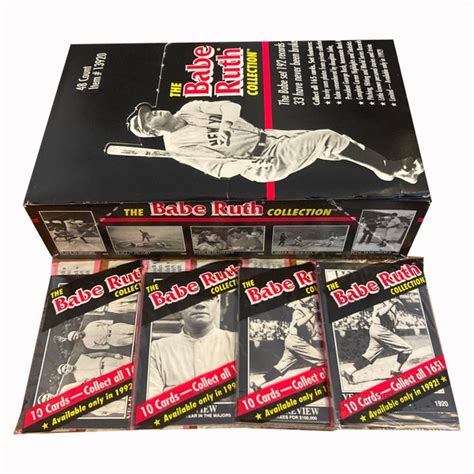 Babe Ruth Baseball Card Etsy