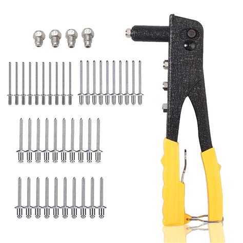 Buy Camway Rivet Gun Heavy Duty Hand Rivet Nut Gun Pop Riveter Kit